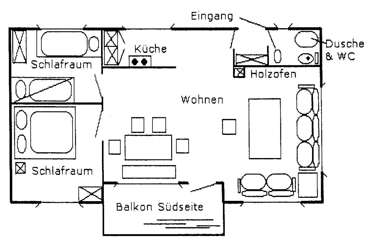 Grundriss Freistehendes Holzhaus